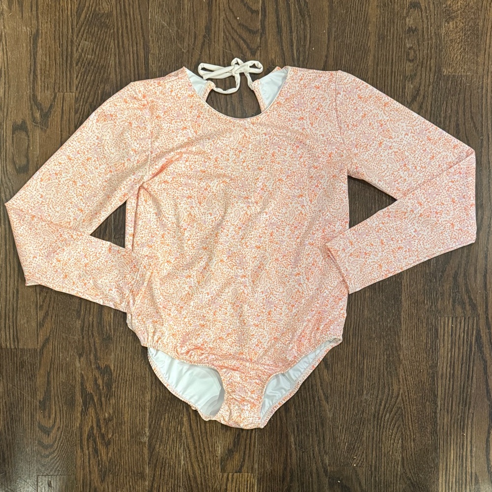 Bella Bliss Long Sleeve Floral Swim Suit